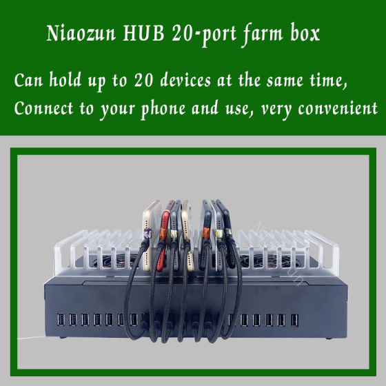 20-port Android phone connection box